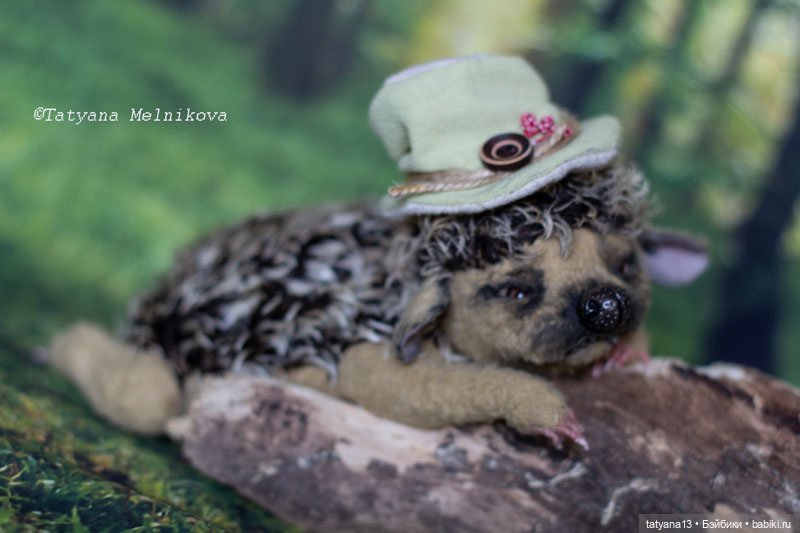 Ежкина семейка — Авторские мишки Тедди и друзья: фото (фото 6)