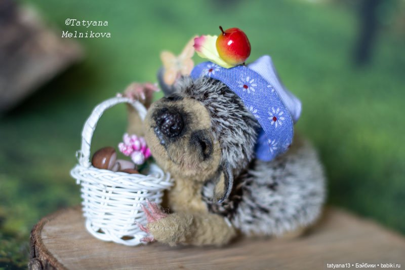 Ежкина семейка — Авторские мишки Тедди и друзья: фото