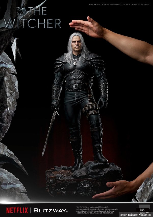 Blitzway анонсировали статую Ведьмака по мотивам сериала «Ведьмак» (фото 10)