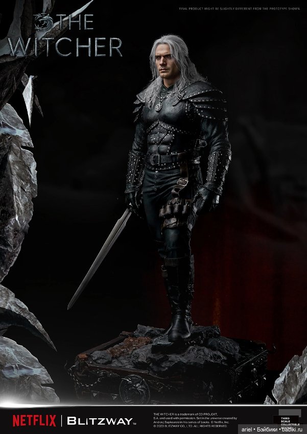 Blitzway анонсировали статую Ведьмака по мотивам сериала «Ведьмак» (фото 8)