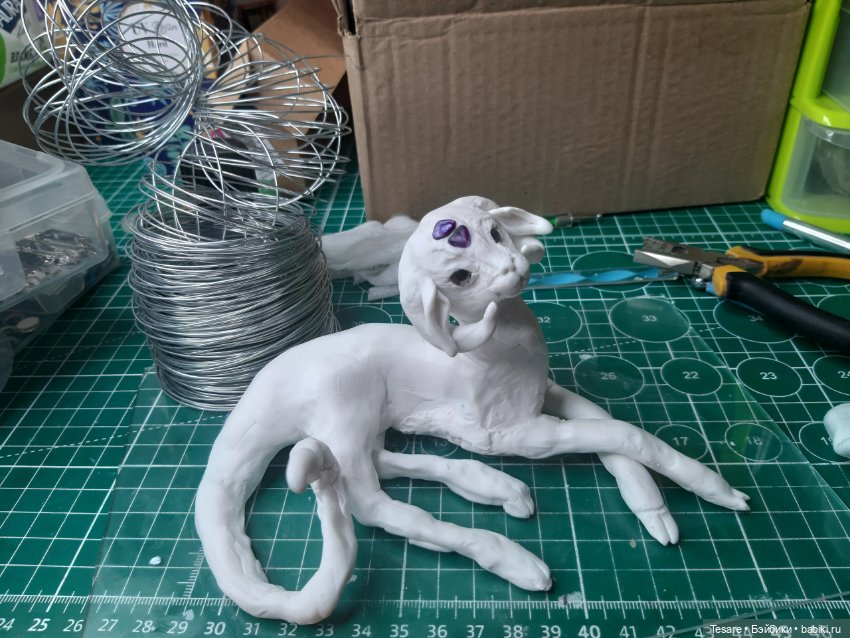 Маленькая кровопийца — Лепка авторских игрушек и папье (фото 8)