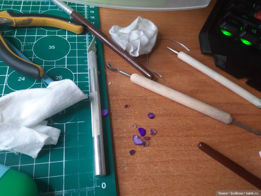 Маленькая кровопийца — Лепка авторских игрушек и папье (фото 3)