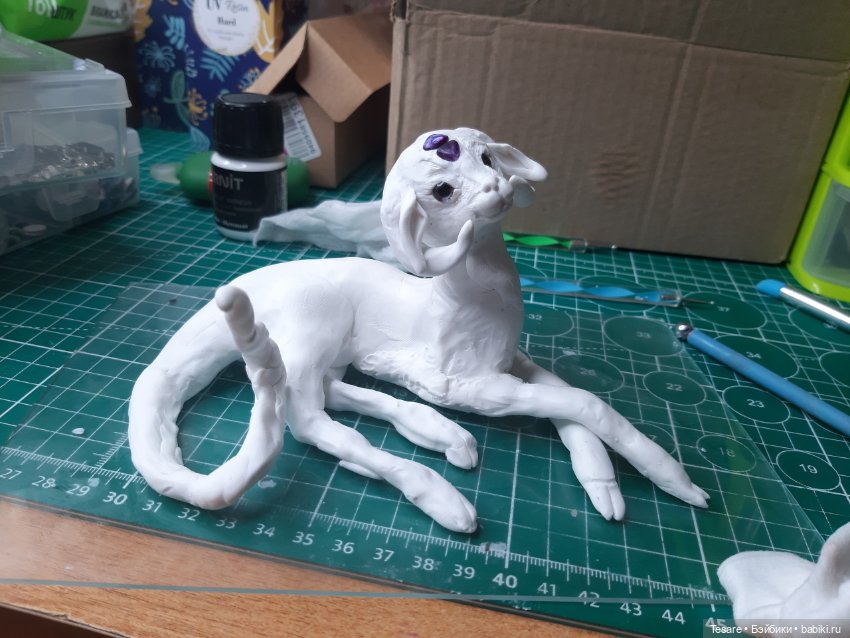 Маленькая кровопийца — Лепка авторских игрушек и папье (фото 5)