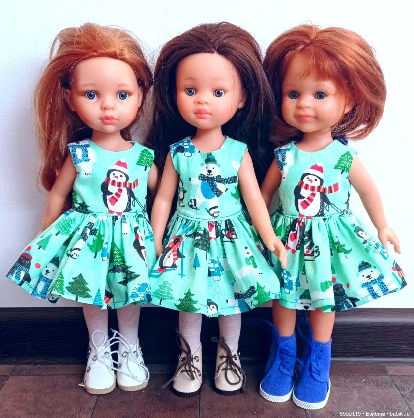 Сёстры в одинаковых платьях (фото 4)