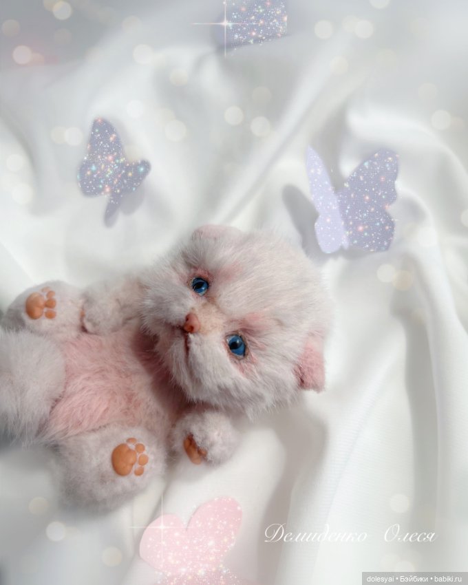 Котёнок Симба 🩷 — Авторские мишки Тедди и друзья: фото (фото 5)