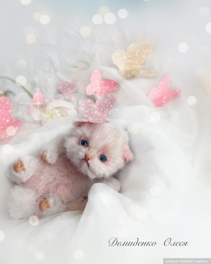 Котёнок Симба 🩷 — Авторские мишки Тедди и друзья: фото (фото 2)