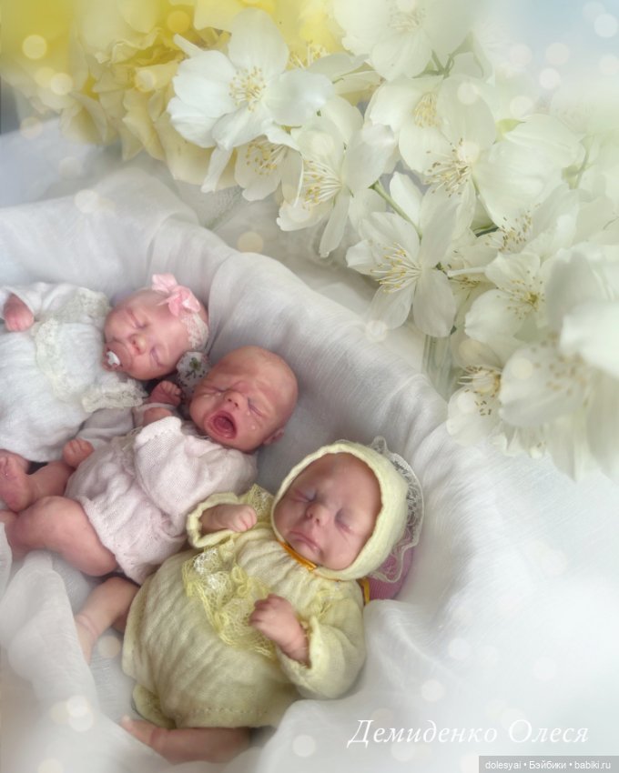 Мои тройняшки 💛✨ — Домашние фото авторских кукол: личные коллекции (фото 3)