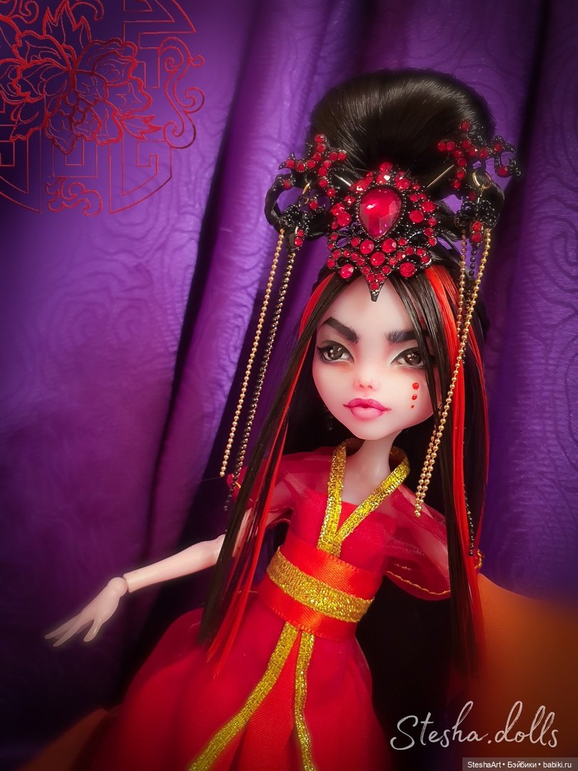 Волшебница с востока и ее дракон. ООАК (фото 2)