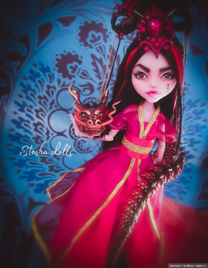 Волшебница с востока и ее дракон. ООАК (фото 6)