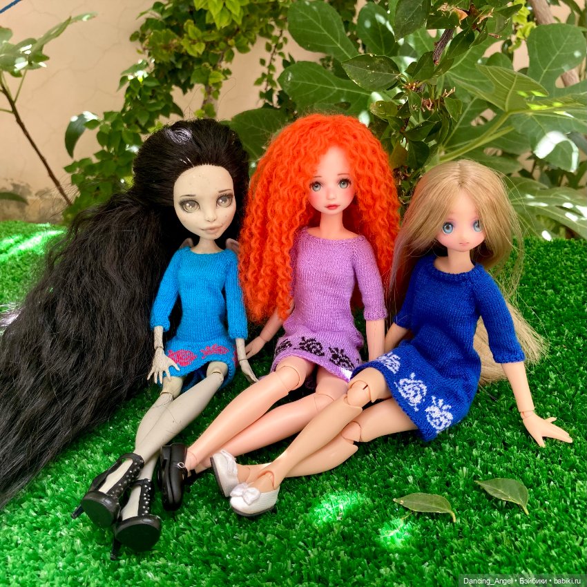 Цветочные платья — Одежда и обувь для кукол своими руками: фото (фото 8)