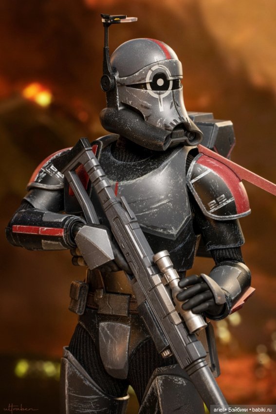 В Гонконге состоялся релиз фигурки Прицельщика от Hot Toys по мотивам анимационного сериала «Звёздные войны: Бракованная партия» (фото 2)