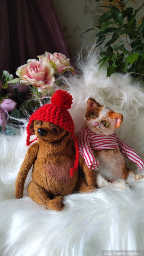 Кошки и собаки — Авторские мишки Тедди и друзья: фото