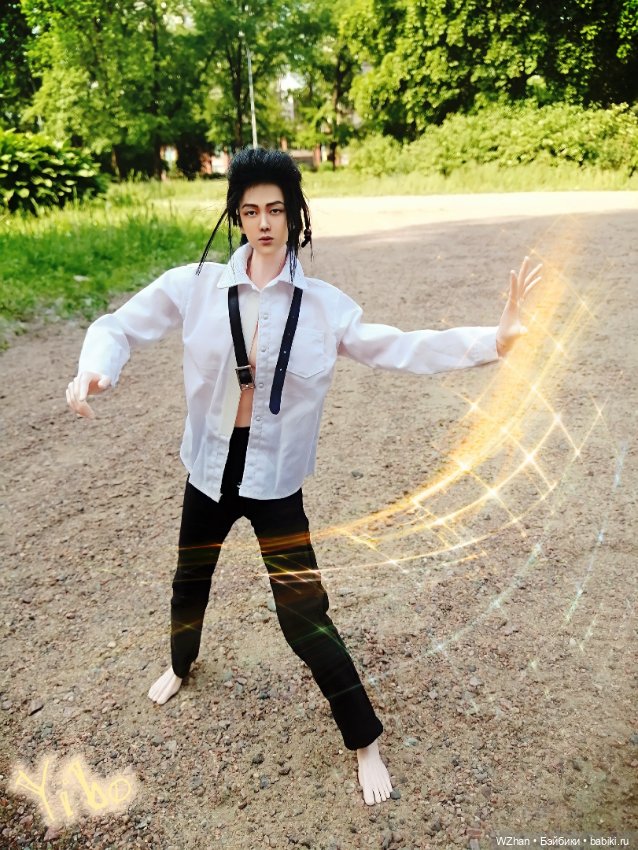 Ван Ибо: элементы танца — Портретные куклы знаменитостей: звезды кино (фото 3)