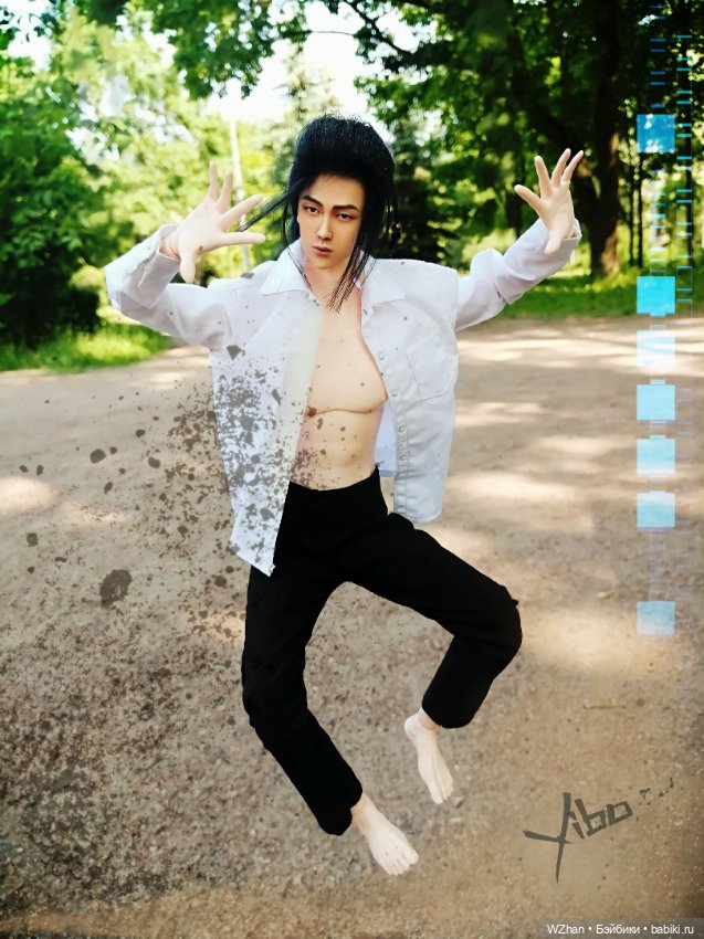 Ван Ибо: элементы танца — Портретные куклы знаменитостей: звезды кино (фото 5)