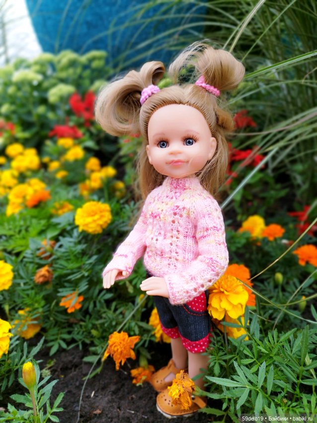 Василиска и бархатцы — Куклы Paola Reina (Паола Рейна): новинки (фото 5)