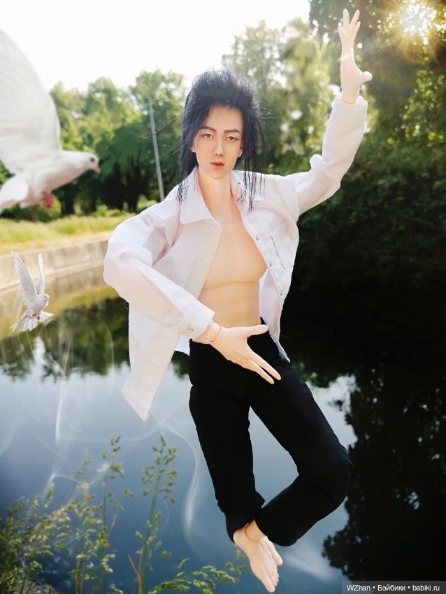 Ван Ибо: элементы танца — Портретные куклы знаменитостей: звезды кино (фото 8)