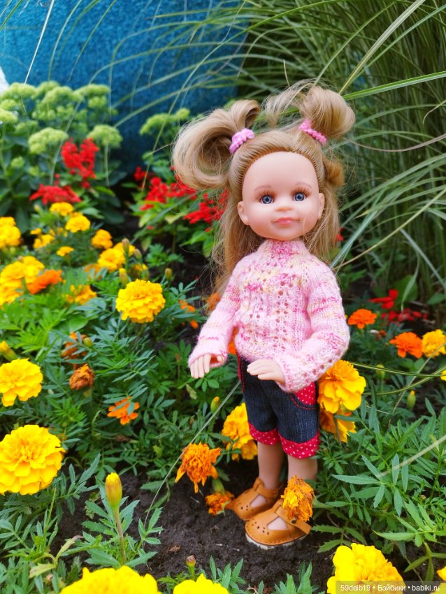Василиска и бархатцы — Куклы Paola Reina (Паола Рейна): новинки (фото 3)