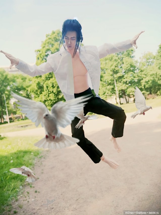 Ван Ибо: элементы танца — Портретные куклы знаменитостей: звезды кино (фото 7)