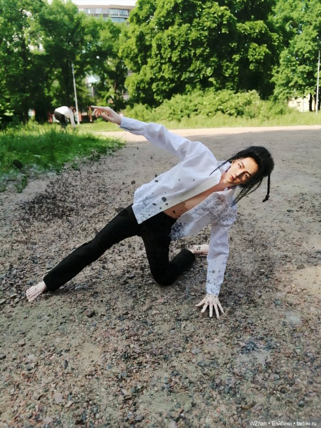 Ван Ибо: элементы танца — Портретные куклы знаменитостей: звезды кино (фото 4)