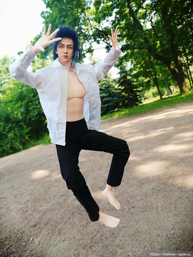 Ван Ибо: элементы танца — Портретные куклы знаменитостей: звезды кино (фото 6)