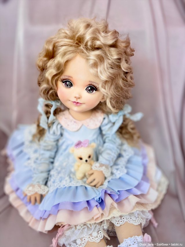 Интерьерная текстильная кукла (фото 2)
