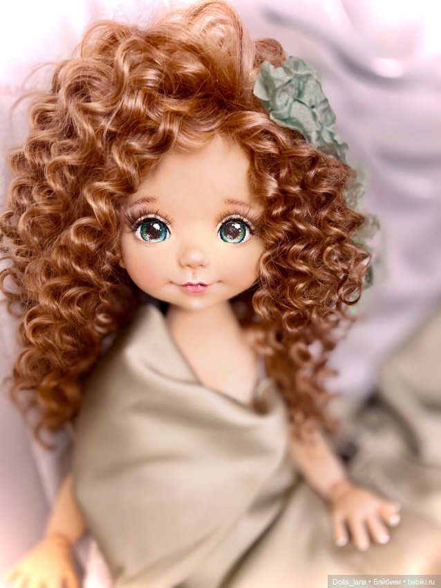 Интерьерная текстильная кукла (фото 4)