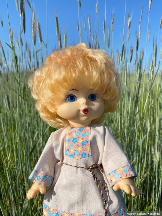 В деревне — Советские винтажные куклы (СССР): Ленигрушка (фото 7)