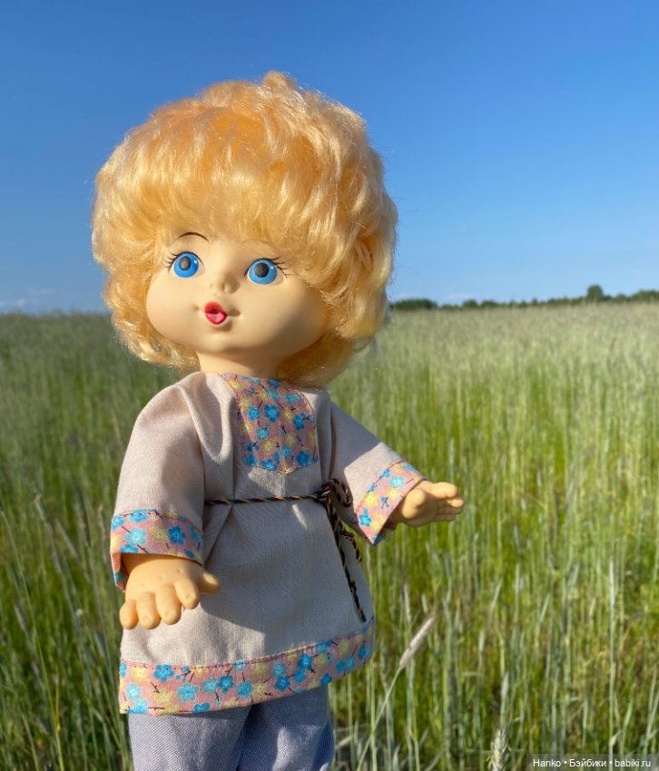 В деревне — Советские винтажные куклы (СССР): Ленигрушка (фото 5)