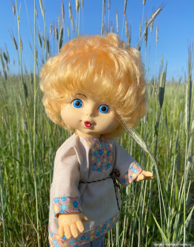 В деревне — Советские винтажные куклы (СССР): Ленигрушка (фото 3)