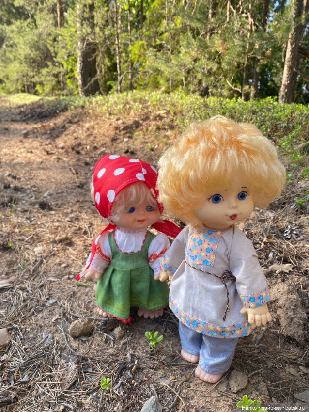 В деревне — Советские винтажные куклы (СССР): Ленигрушка