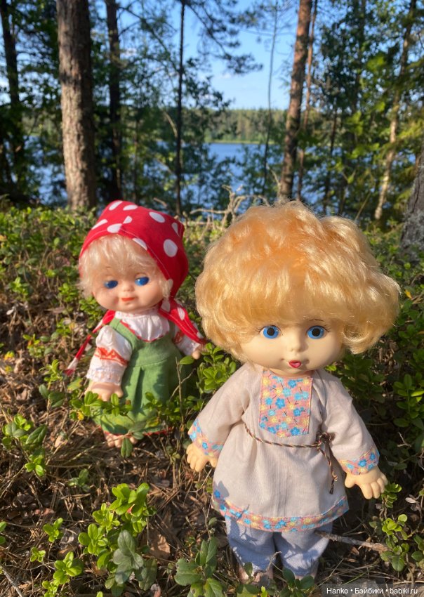 В деревне — Советские винтажные куклы (СССР): Ленигрушка