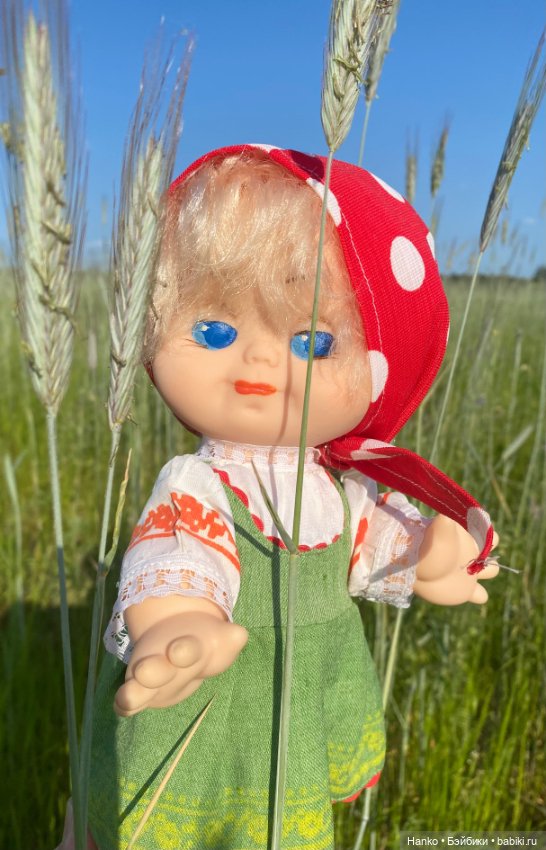 В деревне — Советские винтажные куклы (СССР): Ленигрушка