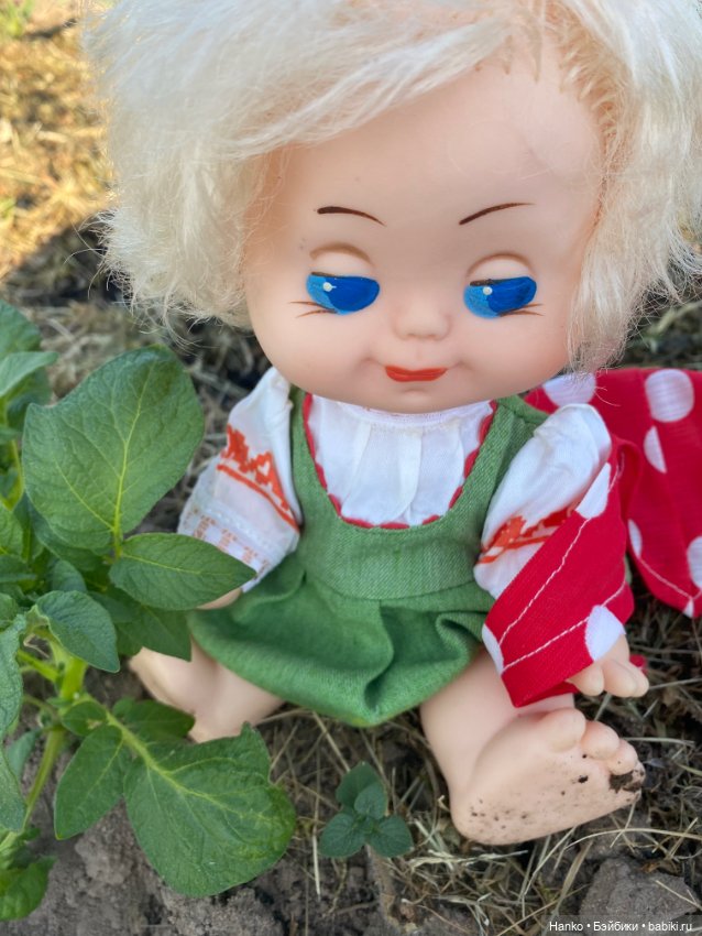 В деревне — Советские винтажные куклы (СССР): Ленигрушка