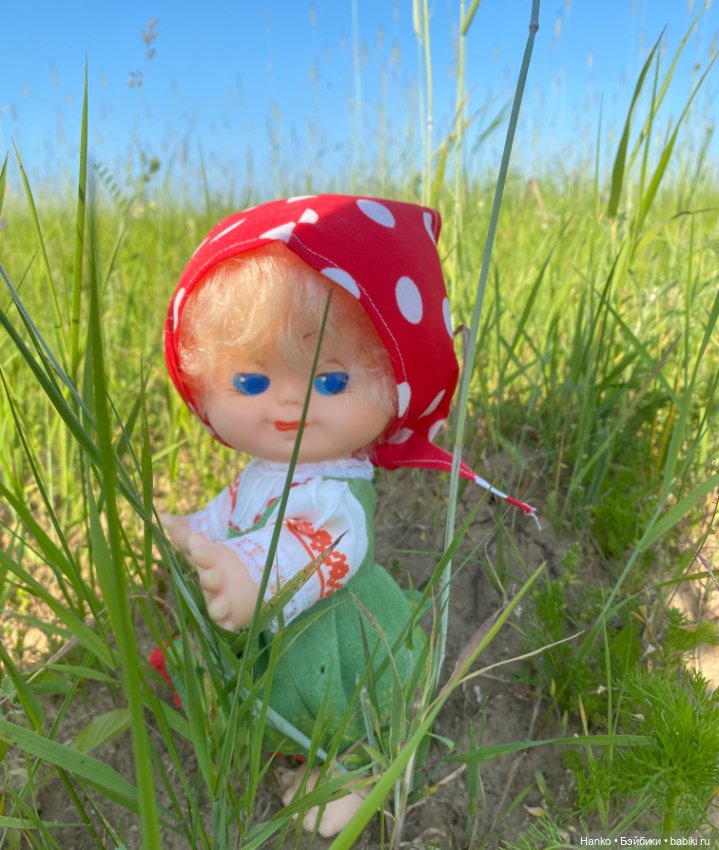 В деревне — Советские винтажные куклы (СССР): Ленигрушка (фото 4)