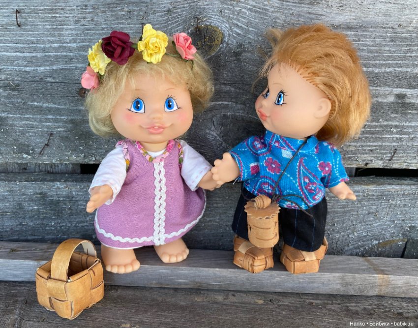 В деревне — Советские винтажные куклы (СССР): Ленигрушка