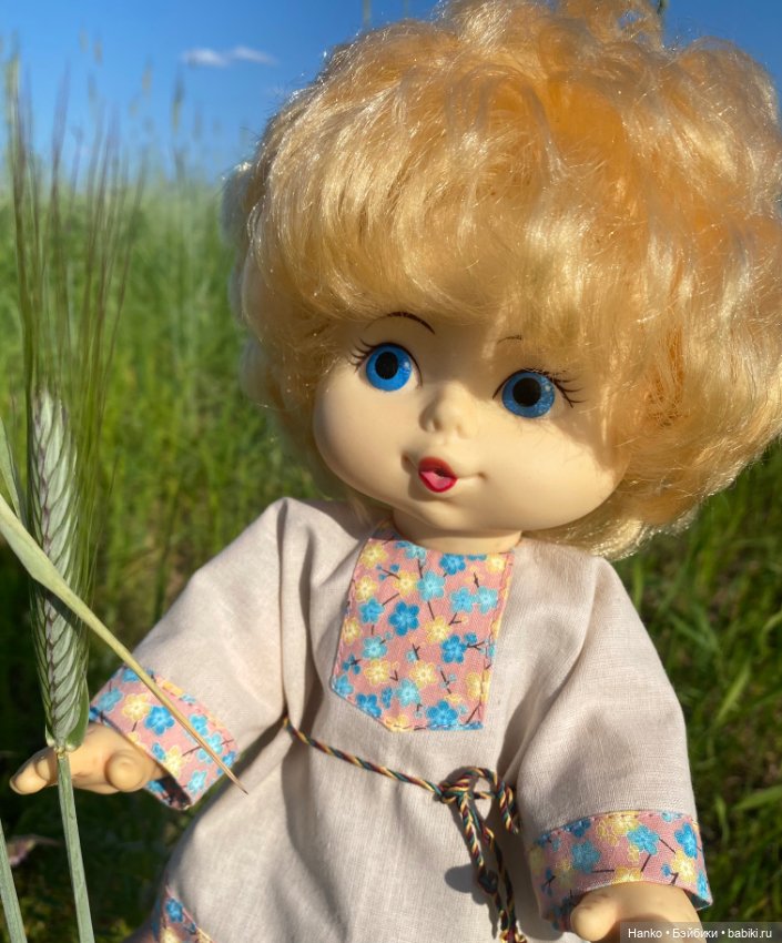 В деревне — Советские винтажные куклы (СССР): Ленигрушка (фото 9)