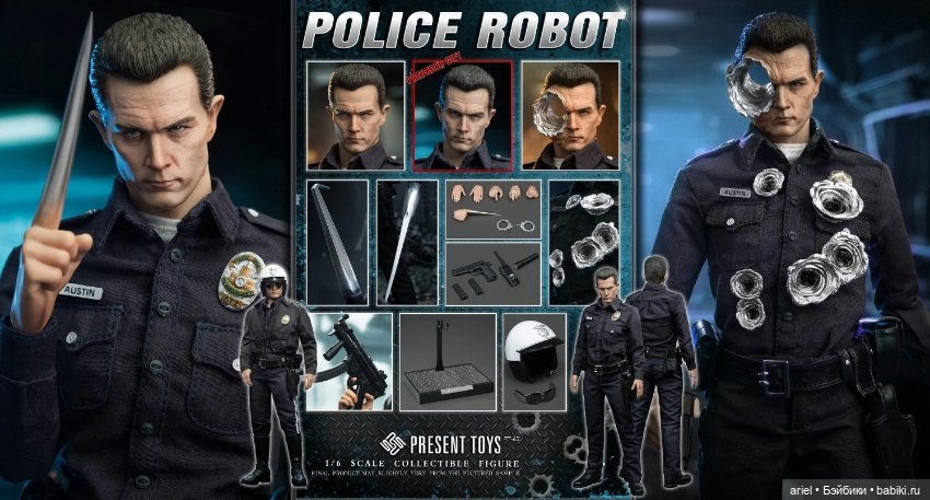 Present Toys анонсировали фигурку Т-1000 по мотивам фильма «Терминатор 2: Судный день» (фото 10)