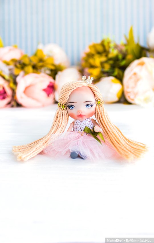Маленькая куколка Люси — Авторские миниатюрные куклы: лепка (фото 6)