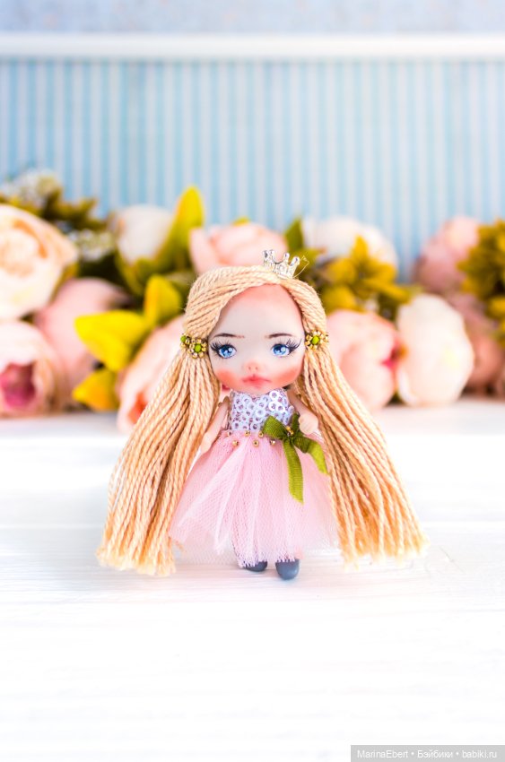 Маленькая куколка Люси — Авторские миниатюрные куклы: лепка (фото 3)