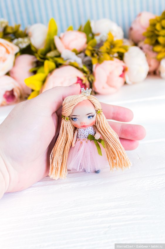 Маленькая куколка Люси — Авторские миниатюрные куклы: лепка (фото 10)