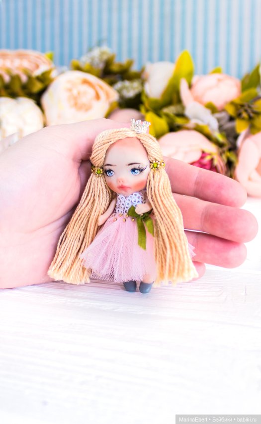 Маленькая куколка Люси — Авторские миниатюрные куклы: лепка (фото 5)