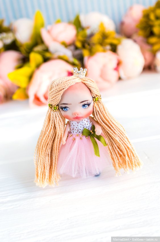 Маленькая куколка Люси — Авторские миниатюрные куклы: лепка (фото 2)