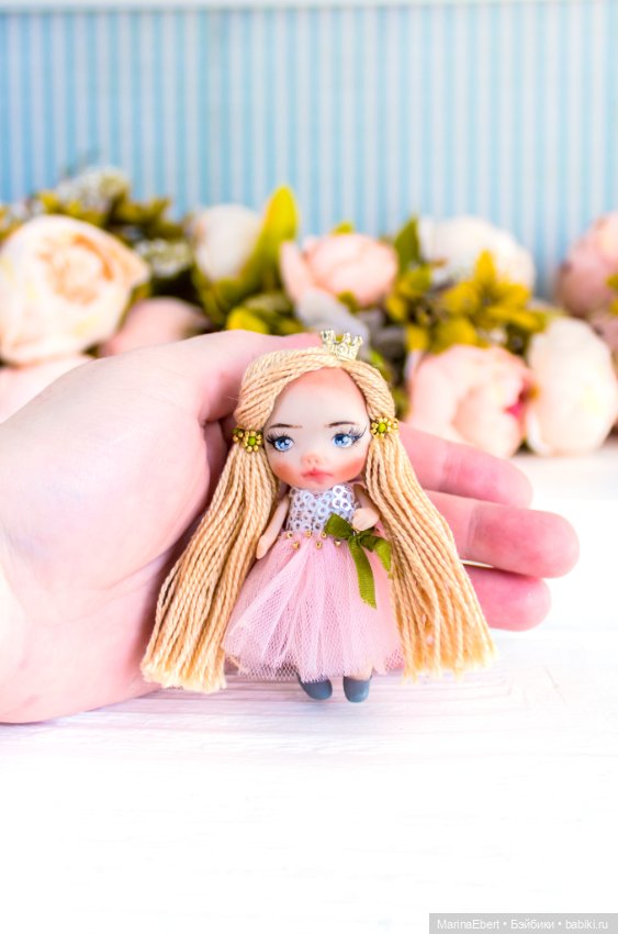 Маленькая куколка Люси — Авторские миниатюрные куклы: лепка (фото 4)