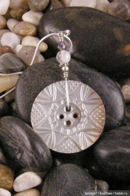 Летние украшения из пуговиц в бохо-стиле