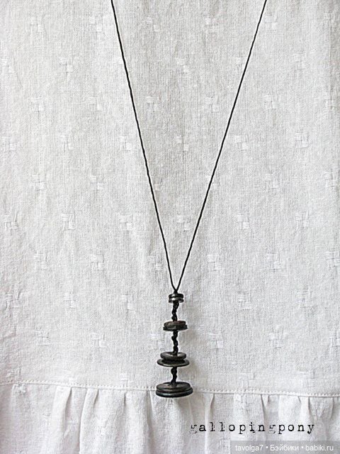 Летние украшения из пуговиц в бохо-стиле (фото 5)