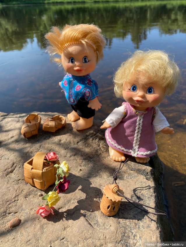 На речке — Российские куклы Весна (фото 5)