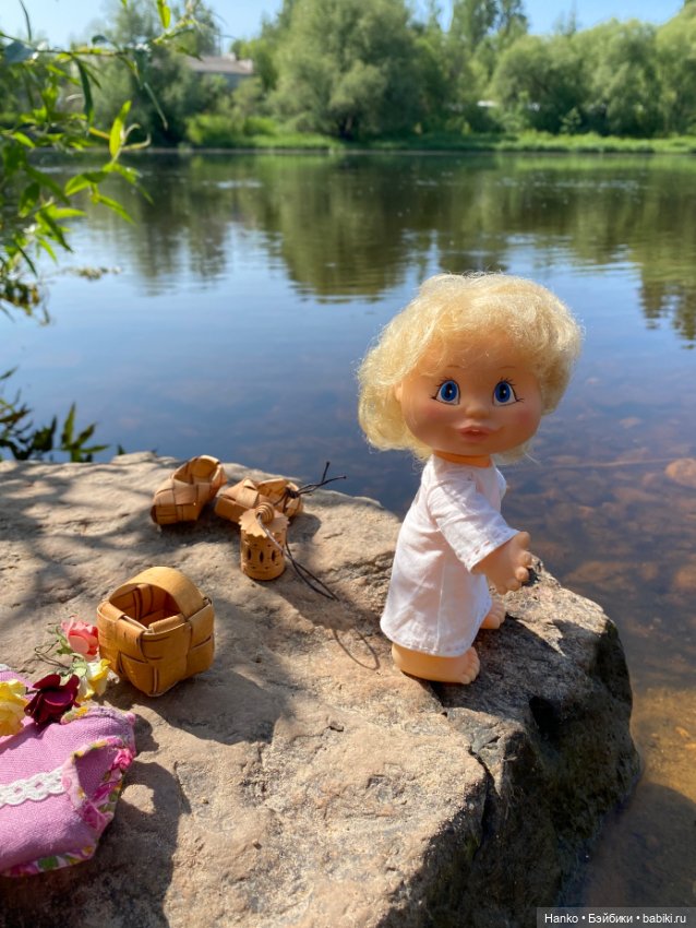 На речке — Российские куклы Весна (фото 6)