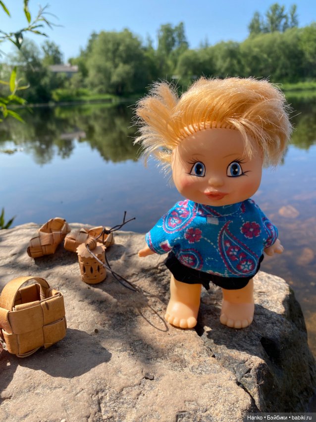 На речке — Российские куклы Весна (фото 9)