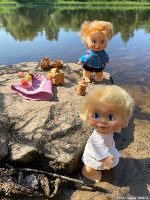 На речке — Российские куклы Весна (фото 8)