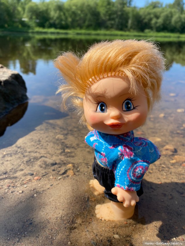 На речке — Российские куклы Весна (фото 4)